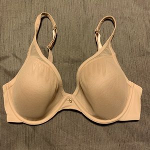 ThirdLove 24/7 Classic Uplift Plunge Bra 36D Taupe